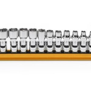 GEARWRENCH 12 Pc 1/4-in Drive 6 Point Flex Metric Socket Set 80311 from GEARWRENCH