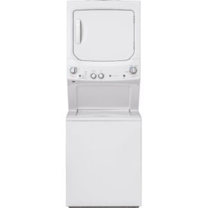 GE Stacked Washer/Dryer Electric Laundry Center GUD24ESSMWW