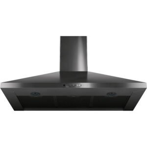 GE - 36" Convertible Range Hood - Black stainless steel
