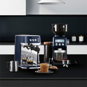 Breville the Bambino Plus Damson Blue Espresso Machine