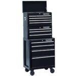26-Inch 3-Drawer Heavy-Duty Middle Tool Chest – Ball Bearing Slides, Black - Image 2