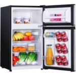 Mini Fridge with Freezer – 3.1 Cu.Ft Compact Refrigerator with LED Light - Image 4