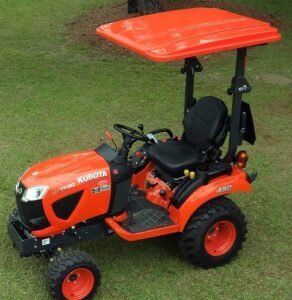 Orange Tractor Canopy – 45″ × 50″, Made in USA - Image 2