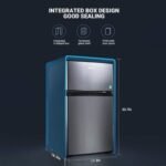 Mini Fridge with Freezer – 3.1 Cu.Ft Compact Refrigerator with LED Light - Image 5